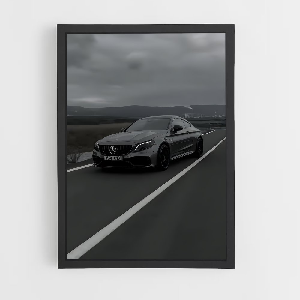 Poster C amg coupe élégant – affiche Mercedes (vue 2)